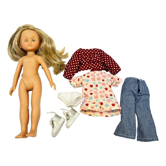 Corolle Doll Les Cheries 13 inch  Rare Model Apple Top Vintage Doll 2001 - Picture 7 of 10